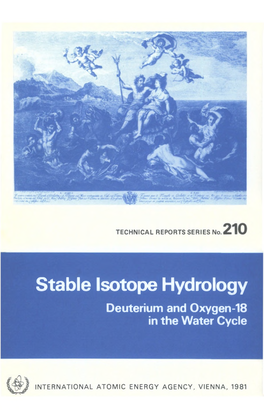 Stable Isotope Hydrology