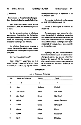 83 Wr^En Answers [Transiatk&gt;N] NOVEMBER 25.1991 Written