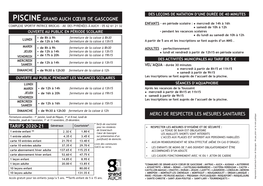 Piscinegrand Auch Cœur De Gascogne Tarifs 2020-21