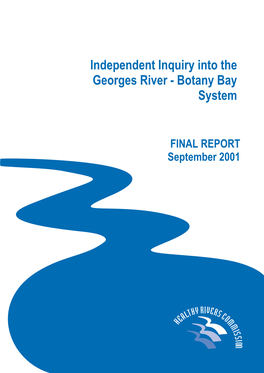 Independent Inquiry Into the Georges River - Botany Bay System