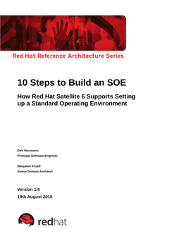 10 Steps to Build an SOE