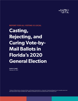 Mail Ballots in Florida's 2020 General Election