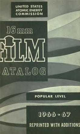 16Mm Film Combined Catalog