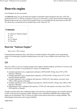 Douvrin Engine - Wikipedia, the Free Encyclopedia