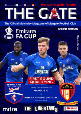 MFC 2020-21 Matchday Programme #1
