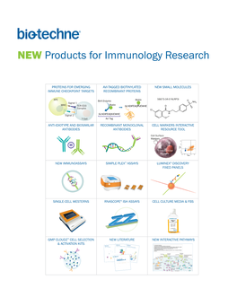 NEW Products for Immunology Research