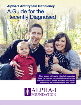 Alpha-1 Recently Diagnosed Brochure