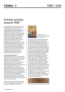 Artistic Activity Around 1400