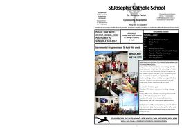 St Joseph's Catholic School