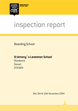 St Antony`S Leweston School Boarding School