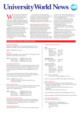 Uwn Rate Card