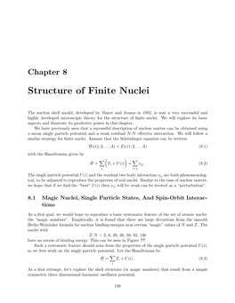 Structure of Finite Nuclei