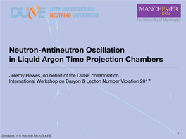 Neutron-Antineutron Oscillation in Liquid Argon Time Projection Chambers