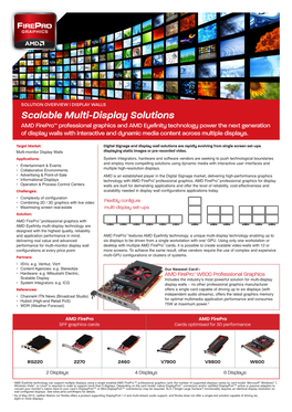 Scalable Multi-Display Solutions