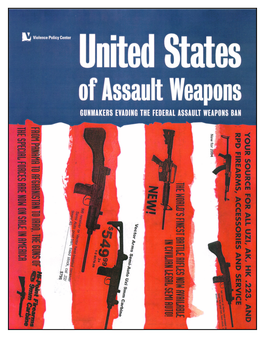 I:\Assault Weapons\Post-Ban Study\Edit Copy\Frontcover.Wpd