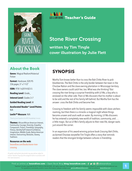 Stone River Crossing Written by Tim Tingle Cover Illustration by Julie Flett