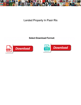 Landed Property in Pasir Ris