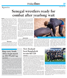 Senegal Wrestlers Ready for Combat After Yearlong Wait