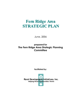 Fern Ridge Strategic Plan 2006