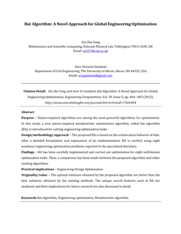 A Metaheuristic Approach to Solve Structural Optimization Problems