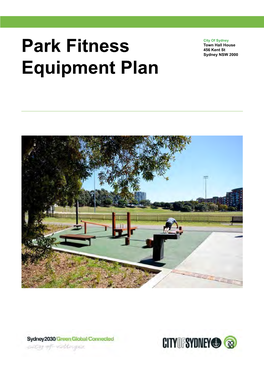 Park Fitness Equipment Plan