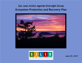 San Juan Ecosystem Protection and Recovery Plan – Final June 29, 2017 1