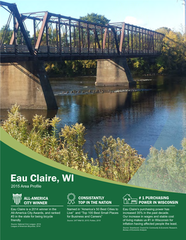 Eau Claire, WI 2015 Area Profile