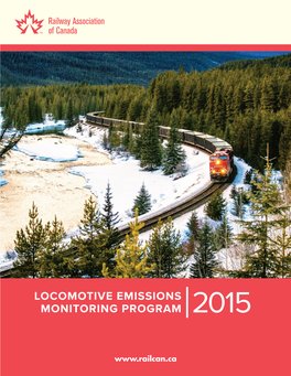 Locomotive Emissions Monitoring Program 2015