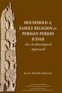 Household and Family Religion in Persian-Period Judah