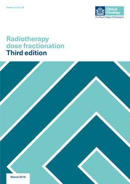 Radiotherapy Dose Fractionation Third Edition