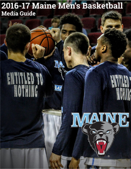 2016-17 Maine Men's Basketball