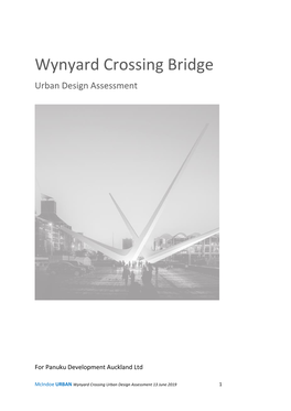 Wynyard Crossing Bridge