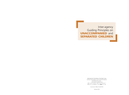 Inter-Agency Guiding Principles on UNACCOMPANIED and SEPARATED CHILDREN