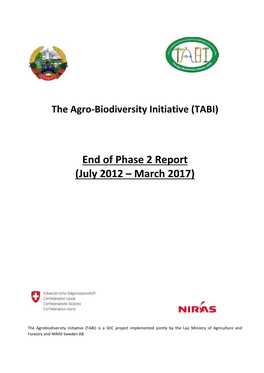 TABI End of Phase 2 Report FINAL