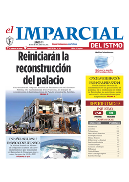 DEL ISTMO El Imparcial Del Istmo / @Imparcialistmo Año XLIII / No