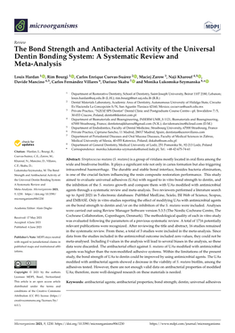 The Bond Strength and Antibacterial Activity of the Universal Dentin Bonding System: a Systematic Review and Meta-Analysis