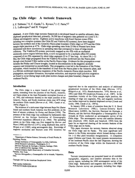 Jgr-Chile-Ridge-Tectonic-Framework.Pdf