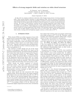 Effects of Strong Magnetic Fields and Rotation on White Dwarf Structure