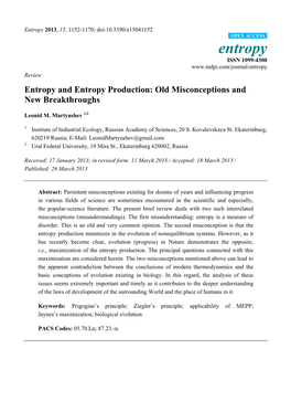 Entropy Production: Old Misconceptions and New Breakthroughs