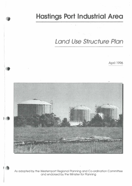 Hastings Port Industrial Area Land Use Structure Plan 1996