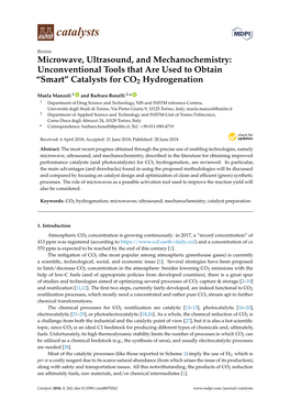 “Smart” Catalysts for CO2 Hydrogenation