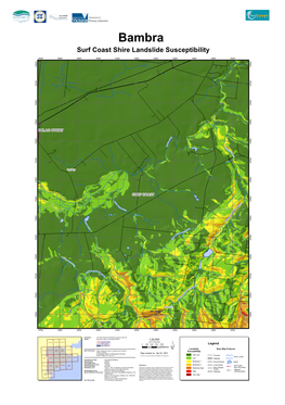 Surf Coast Shire Landslide Susceptibility