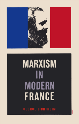 Marxism in Modern France