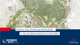 Science City Hamburg Bahrenfeld 1. Forum Bahrenfeld Am 2.09.2020 SCHB: Vorlaufende Projekte Vier Hauptakteure in Vier Verschiedenen Arealen (Koordination SC Gmbh)