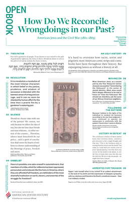 How Do We Reconcile Wrongdoings in Our Past? Discovering American Jews and the Civil War (1861-1865) American Jewish History Through Objects