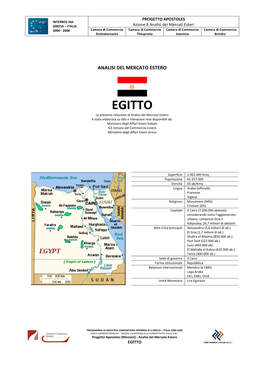 Analisi Mercato Estero Egitto