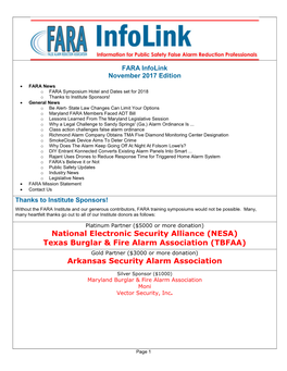 Arkansas Security Alarm Association