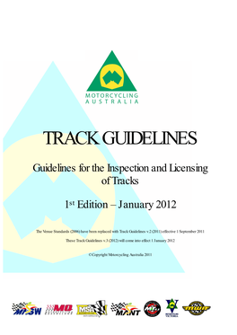 Track Guidelines