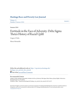 Delta Sigma Theta's History of Racial Uplift