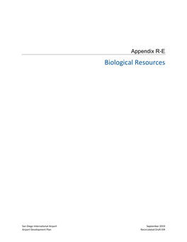 Biological Resources